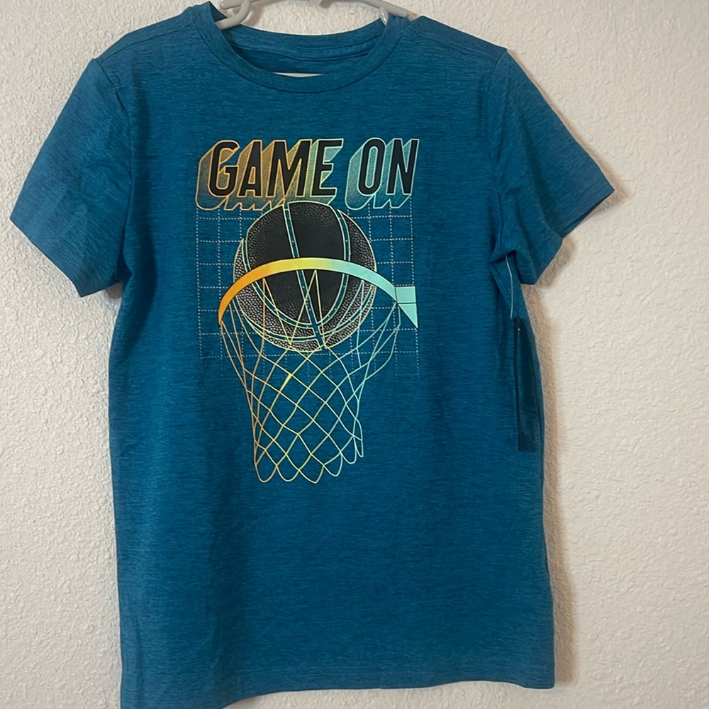 Boys 5/6 Game On Sweat Resistant Tee